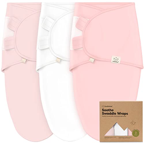 KeaBabies 3pk Organic Baby Swaddles