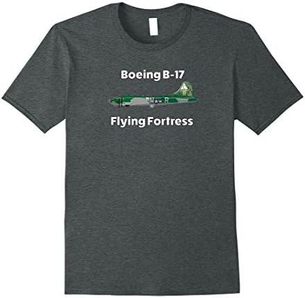 Men's Flying Fortress B-17 T Shirt 3XL Dark Heather
