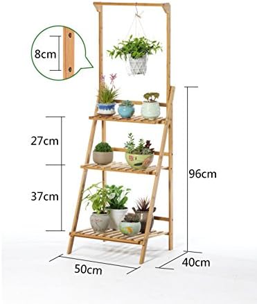 Balcony wooden living room flowerpot frame hundred steps - flower-A