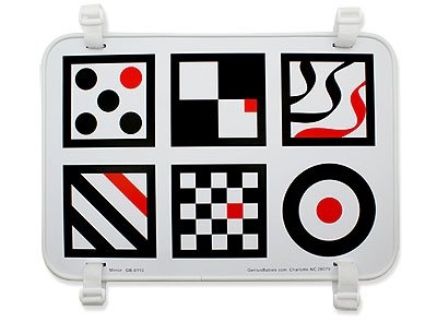 Large Double Sided Infant Crib Mirror 100% surface wash NICU Approved