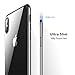 Clear iPhone Xs Max Case, RANVOO Thin Slim Fit Soft Silicone Cover with Jet Black Electroplated Bumper Case for Apple iPhone Xs Max 6.5