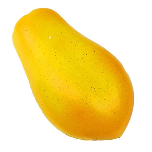 Alonea Fun Squeeze Toys, Squishy Slow Rising Squeeze Toy Gift Squishy Toys (Papaya Yellow) - Thumbnail 3