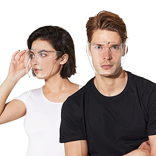 Blocc Face Shield Clear Plastic Safety Face Shield Protection Full