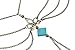 Bienvenu Barefoot Sandal Foot Jewelry Sandal Turquoise Anklet Chain Foot Bracelet 2pcs