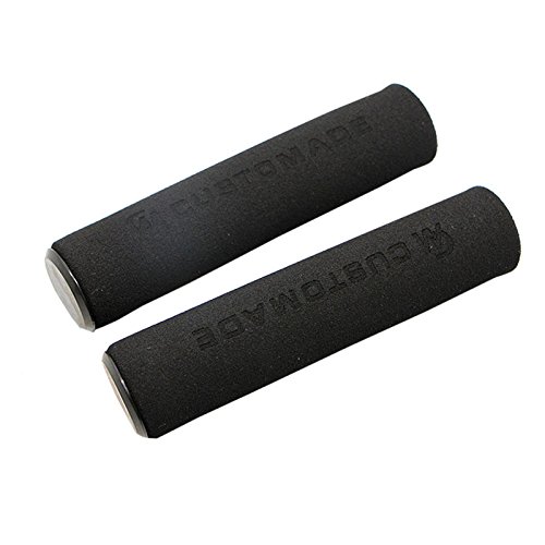 Delight eShop 1pair Foam Handlebar Grips, for Bicycle Scooters, 7 optional color (Black)