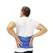 Nature Creation Microwaveable Herbal Heating Pad for Lumbar - Soothing Hot & Cold Therapy Pack for Lower Back- Soothing Relaxation, Warmth and Comfort - 1 Pack - Blue Marble
