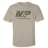 M&P Distressed Logo Tee in Sand
