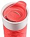 Ello Ogden Ceramic Travel Mug with Splash-Resistant Slider Lid and Protective Silicone Boot, Perfect for Coffee or Tea, BPA Free, Dishwasher Safe, Coral, 16 oz