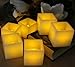 LED Lytes Flameless Candles, 6 Square Ivory Wax Candles 2 Inches X 2 Inches