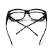 Fitover Blue Light Glasses Filter Eyestrain and Headache-Blue Light Blocking Glasses for Men/Women