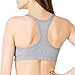 Fruit of the Loom Women's Cotton Pullover Sport Bra, Navy Heather/White/Grey-3 Pack
