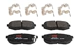 TRW TPC1124 Premium Ceramic Rear Disc Brake Pad Set
