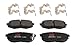 TRW TPC1124 Premium Ceramic Rear Disc Brake Pad Set