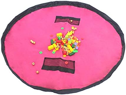 Aeroway Children's Play Mat and Toys Storage Bag, 60-inch.Baby Kids Play Floor Mat