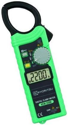 Kyoritsu 2200 Digital Clamp-Meter, 1,000A AC, Conductors to 33mm, Voltage and Resistance Measurement