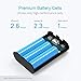 iWALK 10000mAh Power Bank Portable Charger with Built in Type C & Micro USB Cable, QC 3.0 & 18W PD External Battery Pack Compatible with iPhone Xs Max/XS/X 8 7 6, Samsung Galaxy S9/S8 and More, Black