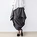Yesno P05 Women Loose Baggy Harem Skirt Pants Culottes 100% Cotton Low Crotch Elastic Waist