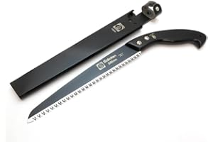 Saboten Japan 9.4" Japanese Pruning Saw – Fluorine-Coated High-Carbon Steel Blade, Traditional Wooden Handle, Precision Pull Cut Tool for Branches – forest Originals, Made in Japan