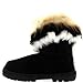 Holly Womens Short Tassel Winter Cold Weather Snow Rain Boots - 10 - BLA41 EA0403