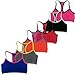 Sweet Allure Women's Solid Color Sports Bras, Assorted, O/S (Pack of 6)