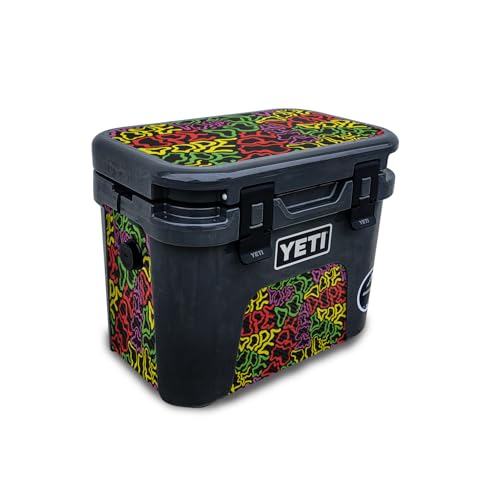 Carbon Fiber Skin Compatible with Yeti Roadie 15 Hard Cooler - Super Dope - Pre…