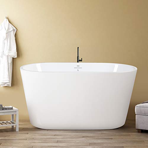 FerdY ShangriLa 47" Acrylic Freestanding Bathtub, Small Classic Oval