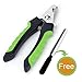 Professional Cat & Dog Nail Clippers and Trimmer with Safety Guard & Free Nail File-Pet Nail Clippers for Small Medium Large Dogs Cats & Puppy Bunny Rabbit Parrot Large Brid