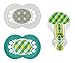 MAM Trends Orthodontic Pacifier with Clip Value Pack, Boy, 6+ Months, 2-Count