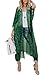 Yonala Women's Summer Floral Print Chiffon Beachwear Top Cover Up Kimono Cardigan