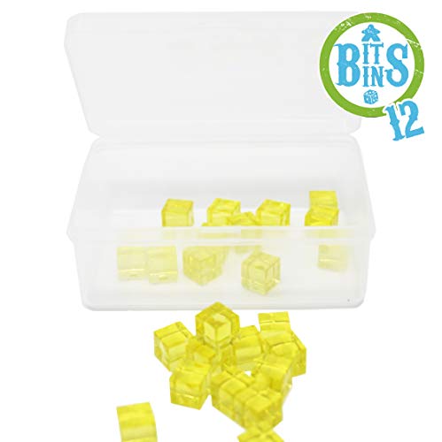 12 BitsBins, Mini Storage Containers for Game Pieces, Fits Small Cards Perfectly, Use with Istanbul, Castles of Mad King Ludwig and Many Other Games