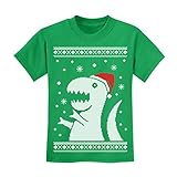 TeeStars - Big Trex Santa Ugly Christmas Sweater - Children Funny Kids T-Shirt