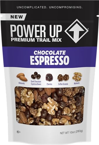 POWER UP PREMIUM TRAIL MIX – CHOCOLATE ESPRESSO TRAIL MIX 10OZ