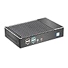 Fanless Mini PC,Desktop Computer,Quad Core AMD A6 1450,(Black),[HUNSN BH05a],[VGA/HDMI/LAN/4USB2.0/2USB3.0/WiFi/BT4.0…