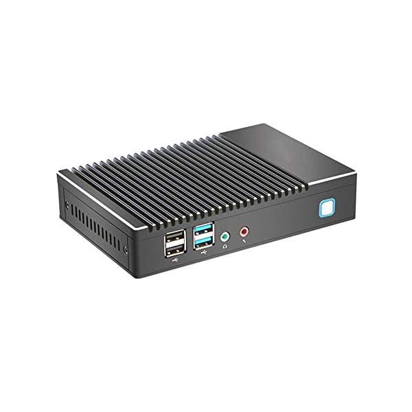 Fanless Mini PC,Desktop Computer,Quad Core AMD A6 1450,(Black),[HUNSN BH05a],[VGA/HDMI/LAN/4USB2.0/2USB3.0/WiFi/BT4.0…