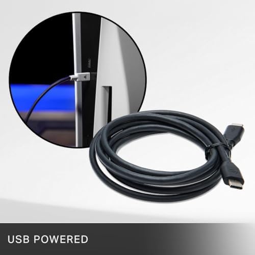 Estação de carregamento PowerA para PlayStation Portal™ Remote Player com Lumectra™, iluminação RGB, alimentação USB, carregador magnético, carregamento e ecrã, base ponderada, licenciada oficialmente