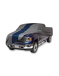 Funda protectora para camioneta pickup Duck Covers, tamaño doble, Gris Azul marino