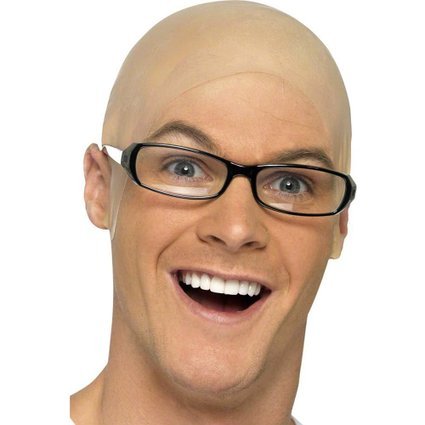 Bristol Novelty MD006 Bald Head , Beige , One Size