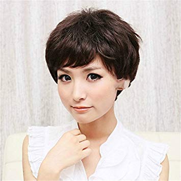 Suuny Queen Synthetic Wigs Pixie Cut Wig Short Straight Amazon In