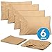 Sweet Home Collection 6 Piece 1500 Thread Count Brushed Microfiber Deep Pocket Sheet Set - 2 Extra Pillow Cases, Great Value,Queen,Camel