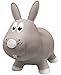 Farm Hoppers Award Winning Inflatable Toddler Safe Bouncing Grey Rabbit Plus Pump