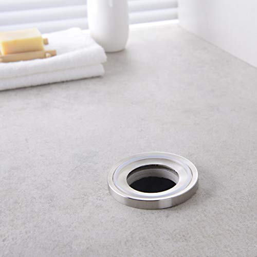 BESTILL Solid Brass Bathroom Vessel Sink Mounting Ring, Brushed Nickel