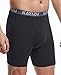 KAYIZU Brand Men's Underwear,Ultra Soft Cotton Classic Boxer Brief (6-Pack) Medium Black/Grey