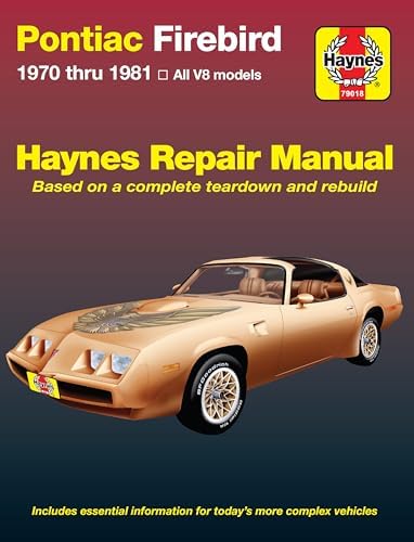 Amazon.com: Pontiac Firebird (82-92) Haynes Repair Manual