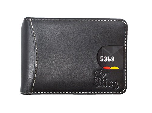 Men s leather wallet - money clip wallet - rfid blockin…
