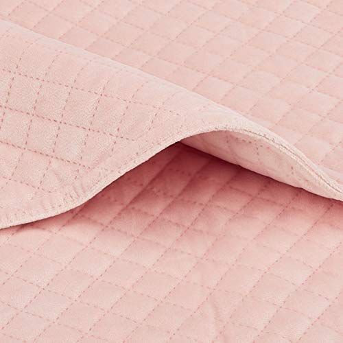 Amazon Basics Quilted Minky Weighted Blanket Cover 60" x 80" (Full