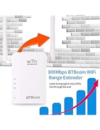 WiFi Range Extender Signal Booster 300Mbps Wireless High Speed Repeater Wall Plug WiFi Blast Work with Any Router for Home and Hotel
