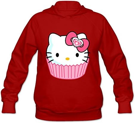 Hello Kitty Hoodies for Woman Long Sleeve White