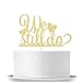 Gold Glitter We Still Do Cake Topper - Happy Anniversary Sign - Wedding Anniversary Party Decoration Supplies