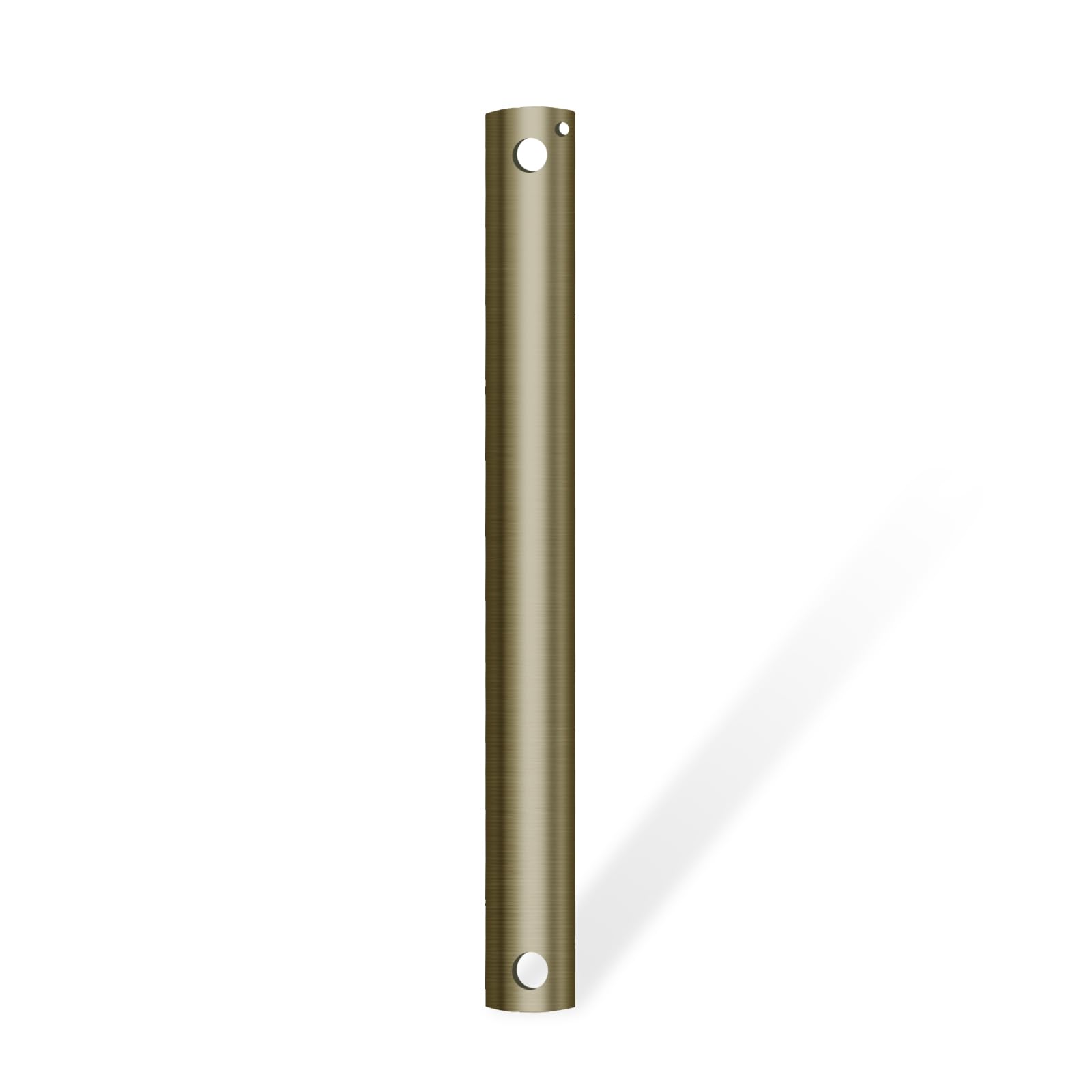 Photo 1 of 24-inch Ceiling Fan Downrod with Extension Cord, 2-foot Bronze Ceiling Fan Extension Rod, 1-inch OD, Ceiling Downrod for Various Fans (Bronze, Unthreaded)