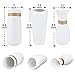 Nilos White Ceramic Vases Set of 3, Table Centerpieces Vase with Rope Design and Differing Unique Shapes for Flowers, Home Decoration
